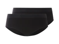 Majtki damskie - esmara® Figi hipster damskie, 2 pary (Czarny, XL(48/50)) - miniaturka - grafika 1