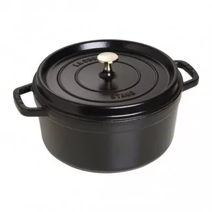 ZWILLING STAUB Garnek żeliwny okrągły 5,2l czarny - Garnki - miniaturka - grafika 2