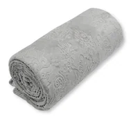 Koce - Miękki Koc Glamour 160X200 Jasnoszary - miniaturka - grafika 1