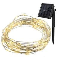 Lampy ogrodowe - LAMPKI SOLERNE ŁAŃCUCH  DO OGRODU 100LED 339014 - miniaturka - grafika 1
