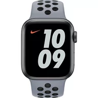 Paski - Pasek Apple Watch MG3V3AM/A 38/40/41mm Nike Sport Brand szaro-czarny/obsidian mist-black - miniaturka - grafika 1