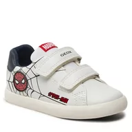 Buty dla chłopców - Sneakersy Geox B Gisli Boy B451NE 000BC C0050 S White/Red - miniaturka - grafika 1