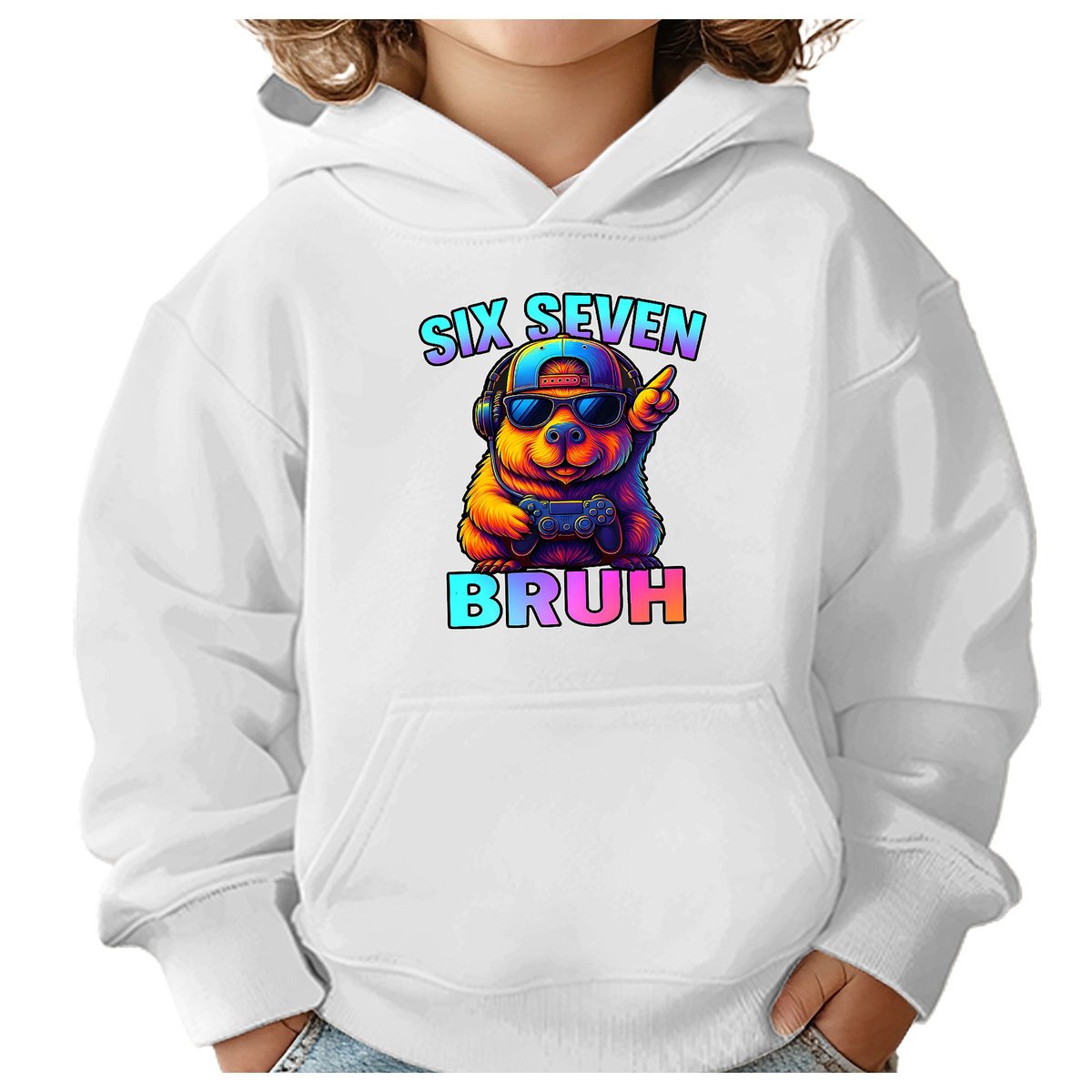 BLUZA DZIECIĘCA 67 SIX SEVEN VIRAL CAPYBARA 104 CHŁOPIĘCA DZIEWCZĘCA