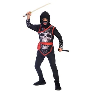 Strój dla dzieci, mroczny ninja, rozmiar 128 - Stroje karnawałowe - miniaturka - grafika 1