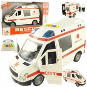 Samochody i pojazdy dla dzieci - Auto ambulans karetka otwierane drzwi 1:16 WY590A - miniaturka - grafika 1
