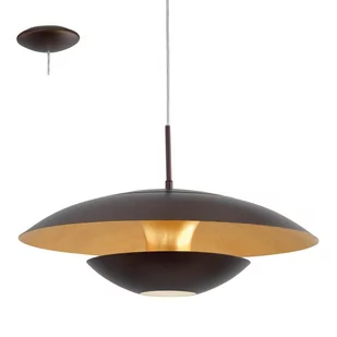 Eglo LAMPA wisząca NUVANO 95755 metalowa OPRAWA zwis brązowy złoty - Lampy sufitowe - miniaturka - grafika 1