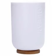 Kubki na szczoteczki do zębów - Kubek na szczoteczki do zębów łazienkowy biały - miniaturka - grafika 1