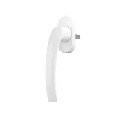 Klamki - Klamka aluminiowa Mars biała trzpień 40mm - miniaturka - grafika 1