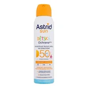 Balsamy i kremy do opalania - Astrid Sun Kids Dry Spray SPF50 preparat do opalania ciała 150 ml dla dzieci - miniaturka - grafika 1