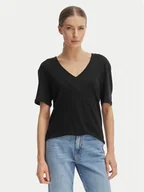Koszulki i topy damskie - BOSS T-Shirt C_Ela_1 50538645 Czarny Oversize - miniaturka - grafika 1