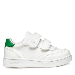 Sneakersy Geox B Eclyper B555LA 054FU C0547 Biały - Buty dla chłopców - miniaturka - grafika 1