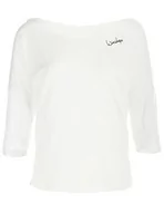 Koszulki i topy damskie - WINSHAPE WINSHAPE damska koszulka Dance Style, fitness, czas wolny, sport, joga, trening, 3/4 ramiona, waniliowo-biała, M MCS001-VANILLA WEISS-M - miniaturka - grafika 1