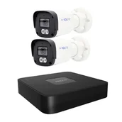 Rejestratory do monitoringu - Monitoring IP VidiLine z 2 kamerami Full HD i rejestratorem IP - miniaturka - grafika 1