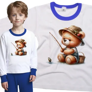 Piżama dziecięca Pluszowy Miś Wędkarz Łowiący Rybę Dzień Misia 86/92 - VoloDonum - Piżamy dla dziewczynek Piżama dziecięca Pluszowy Miś Wędkarz Łowiący Rybę Dzień Misia 86/92 - VoloDonum - Piżamy dla dziewczynek - miniaturka - grafika 1