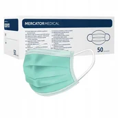 Odzież robocza - Opero Opero maska ochronna z włókniny z gumkami 50szt HM3567 - miniaturka - grafika 1