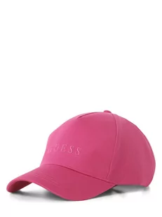 GUESS - Damska czapka z daszkiem, wyrazisty róż - Czapki damskie - miniaturka - grafika 1