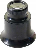 Mikroskopy i lupy - Carton Lupa zegarmistrzowska do oka x5/x12 szklana soczewka - miniaturka - grafika 1