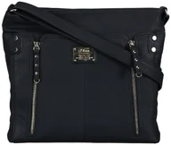 Torebki damskie - s.Oliver (Bags) damska Sporty Stud Shoulder Bag torba na ramię, 36 x 30 x 6 cm, czarny - czarny 9999-36x30x6 cm (B x H x T) - miniaturka - grafika 1