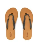 Klapki i japonki damskie - Roxy Japonki ARJL101169 Czarny - miniaturka - grafika 1