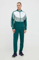 Dresy męskie - adidas dres męski kolor zielony - miniaturka - grafika 1