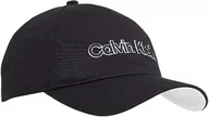 Czapki damskie - Calvin Klein Męska czapka z haftem BB, Ck Black, OS, Ck czarny, Rozmiar uniwersalny - miniaturka - grafika 1