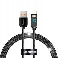 Kamery cyfrowe - akcesoria - BASEUS PRZEWÓD DO TELEFONU USB DO USB TYPU C SZYBKIE ŁADOWANIE PD 66W 1M - miniaturka - grafika 1