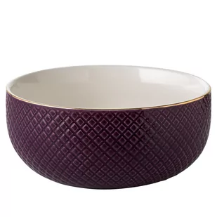 Salaterka porcelanowa Florina Tiffany 13 cm fioletowa - Miski i półmiski - miniaturka - grafika 1