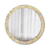 Lustra - Nowoczesne Lustro w ramie Abstrakcyjny 90cm - miniaturka - grafika 1