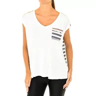 Koszulki i topy damskie - Desigual T-shirt damski Ts_Verona, biały (Crudo 1001), XL - miniaturka - grafika 1