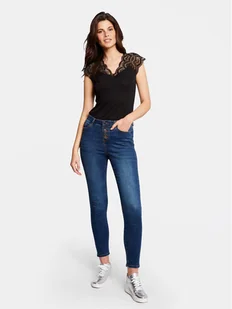 Morgan Bluzka 222-DELO Czarny Regular Fit - Bluzki damskie - miniaturka - grafika 1