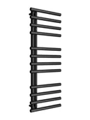 Grzejniki łazienkowe - INSTAL PROJEKT Grzejnik METRICO 134x50 cm Czarny Mat D 327W Roz 5cm 10 Bar - miniaturka - grafika 1