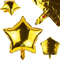 Balony i akcesoria - BALON FOLIOWY GWIAZDKA ZŁOTY URODZINY GWIAZDA - miniaturka - grafika 1