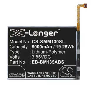 Samsung Galaxy M13 / EB-BM135ABS 5000mAh 19.25Wh Li-Polymer 3.85V (Cameron Sino) - Baterie do telefonów - miniaturka - grafika 1
