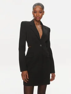 Patrizia Pepe Sukienka koktajlowa 8A1262/A375-K103 Czarny Regular Fit - Sukienki - miniaturka - grafika 1