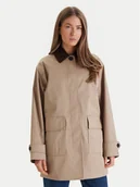 Płaszcze damskie - Tommy Hilfiger Płaszcz przejściowy 2-In-1 WW0WW47765 Beżowy Regular Fit - miniaturka - grafika 1