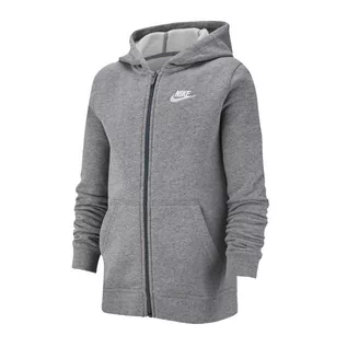 Bluzy dla dziewczynek - Nike, Bluza dziecięca, JR NSW Hoodie Club 091, rozmiar 140 - grafika 1