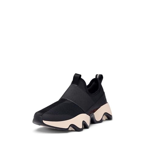 Sorel Damskie buty zimowe Kinetic Impact 2 Strap - czarne, kredowe, 44 EU, Czarna kreda, 40.5 EU