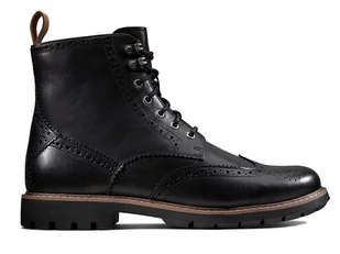 Clarks, Trzewiki męskie, Step Batcombe Lord, rozmiar 42 1/2 - Botki męskie - miniaturka - grafika 1
