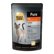 Mokra karma dla kotów - SELECT GOLD Adult Pure Indyk 12x85 g - miniaturka - grafika 1