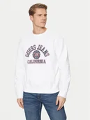 Bluzy męskie - Guess Jeans Bluza M5RQ40 KCPR1 Biały Regular Fit - miniaturka - grafika 1