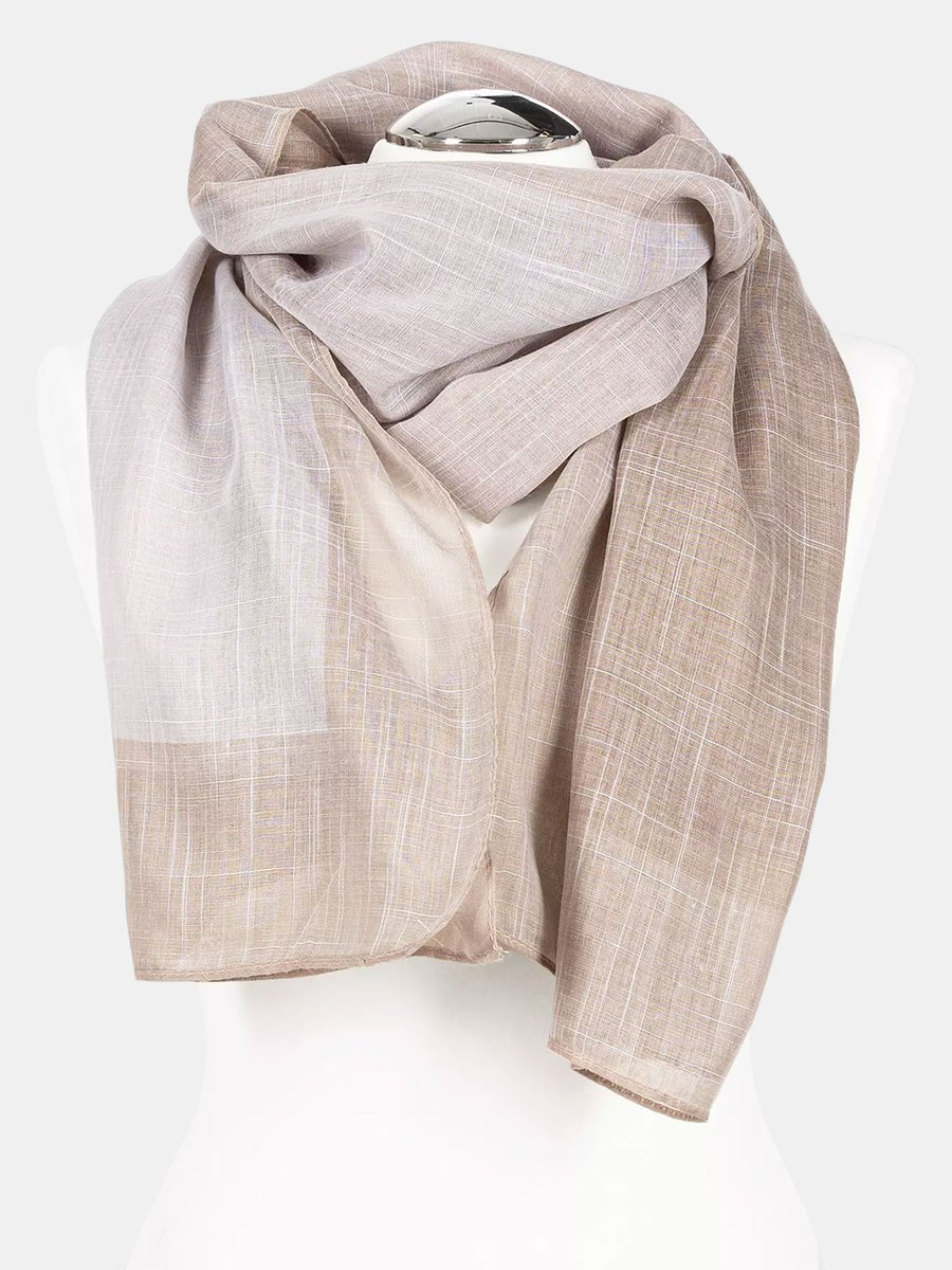 Szalik wiosenny Uniwersalny brązowy