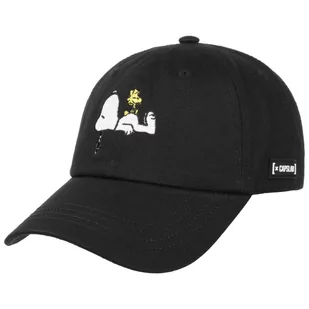 Snoopy Baseballcap by Capslab, czarny, One Size - Czapki i chusty sportowe męskie - miniaturka - grafika 1