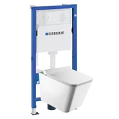 Stelaże i zestawy podtynkowe do WC - Zestaw Podtynkowy WC Geberit Duofix Delta Omnires Boston - miniaturka - grafika 1