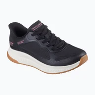 Buty trekkingowe damskie - Buty damskie SKECHERS Bobs Squad 4 Staple Look - miniaturka - grafika 1