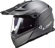 Kaski motocyklowe - LS2, Kask motocyklowy typu cross Pioneer Evo mat titanium, XS - miniaturka - grafika 1