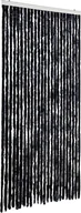 Zasłony - vidaXL Zasłona w kolorze antracytowym 100x200 cm szenilowa - miniaturka - grafika 1