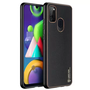 Dux Ducis Yolo eleganckie etui pokrowiec ze skóry ekologicznej Samsung Galaxy M30s czarny - Etui i futerały do telefonów - miniaturka - grafika 3