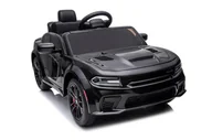 Pojazdy elektryczne dla dzieci - Auto na Akumulator na Licencji Dodge Charger Hellcat CZARNY - miniaturka - grafika 1