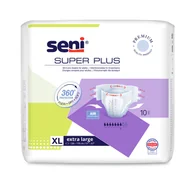 Pieluchy dla dorosłych - Seni Super Plus, pieluchomajtki, Extra Large, 130-170 cm, 10 sztuk - miniaturka - grafika 1