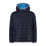 Kurtki i płaszcze dla chłopców - CMP - Kid Jacket Fix Hood, Boy, Black Blue, 116 - miniaturka - grafika 1